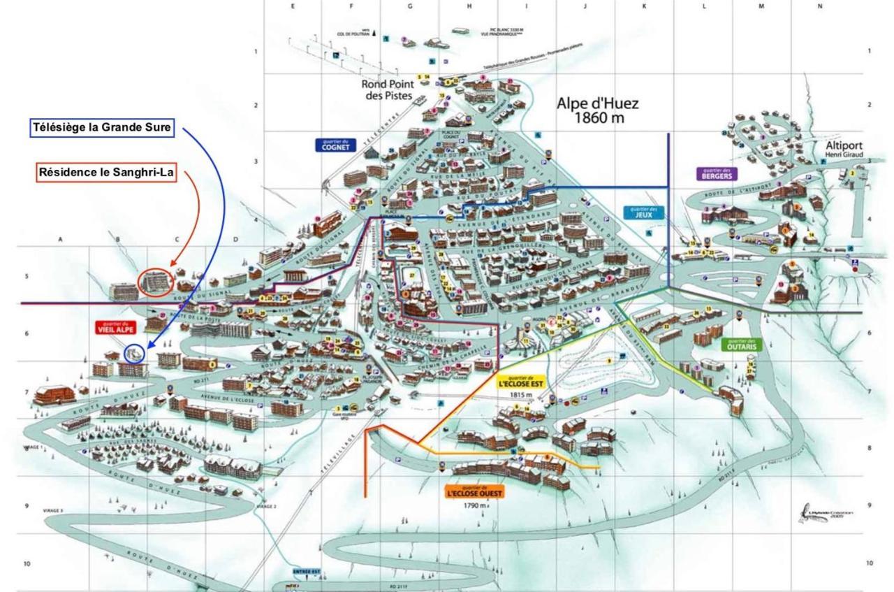 Homency - Residence Le Sanghri-La Alpe d'Huez ภายนอก รูปภาพ